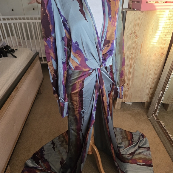 Fashion Nova Vibrant Long Sleeve Maxi Dress - Picture 3 of 9